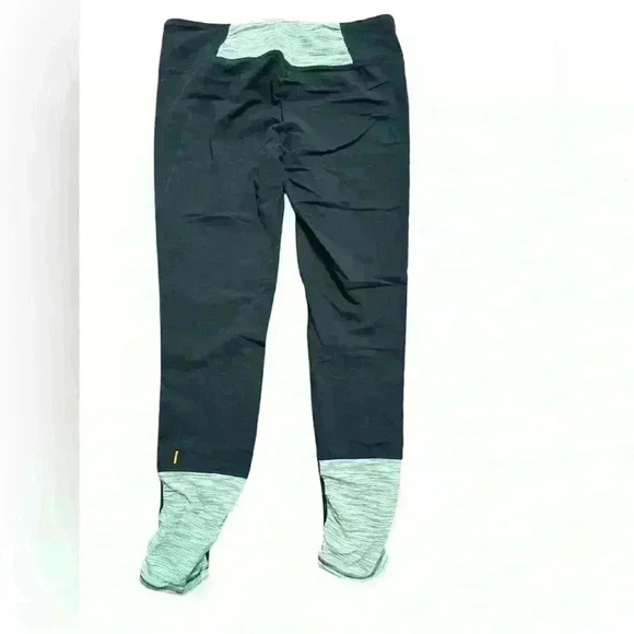 Lucy black leggings with green accents size XL .  Perfect core collection - Picture 2 of 3